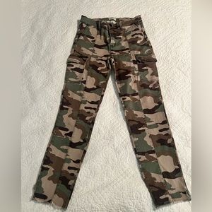 Jcrew camo cargo pants size27